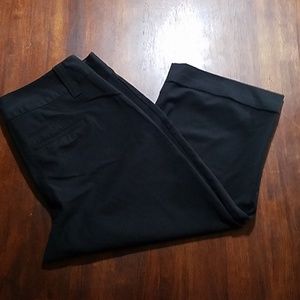 Sz 14 black dress capris